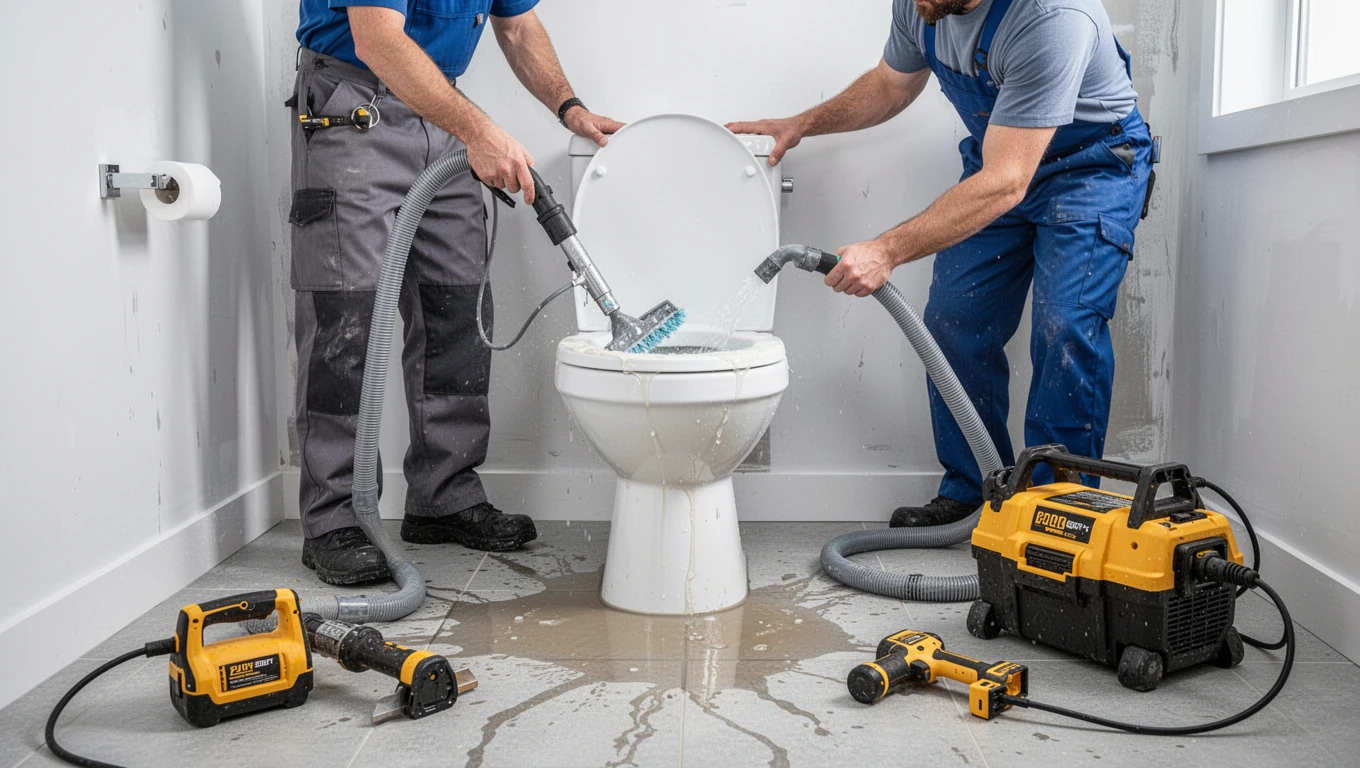 Toilet Overflow Cleanup