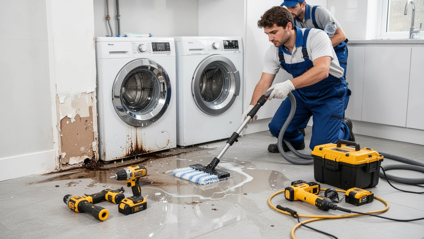 Appliance Leak Cleanup