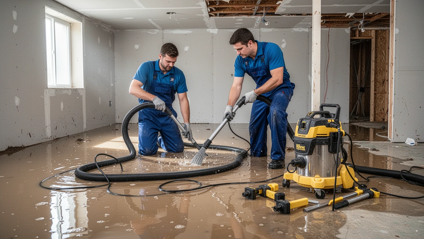 Flooded Basement Cleanup