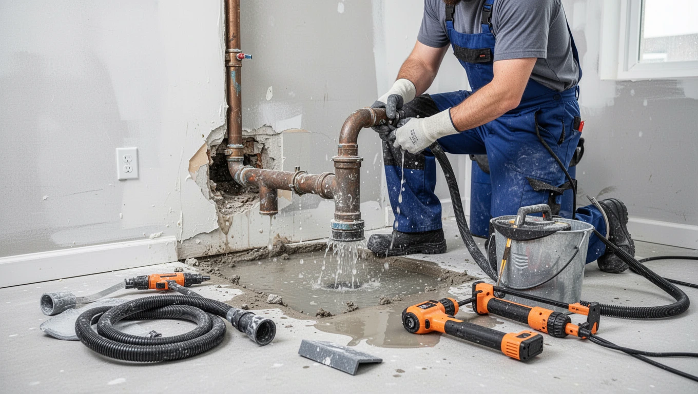 Burst Pipe Cleanup